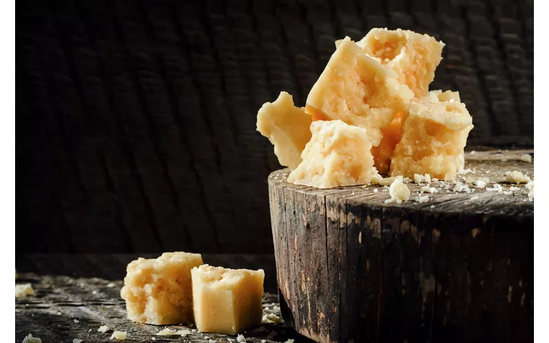 Wheels of Parmigiano